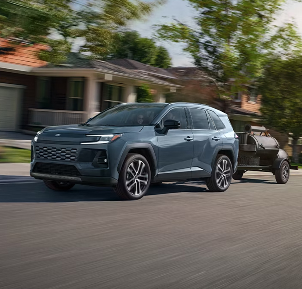 2026 Toyota RAV4 at Bobby Rahal Toyota in Mechanicsburg, PA | Rear profile of a 2026 Toyota RAV4