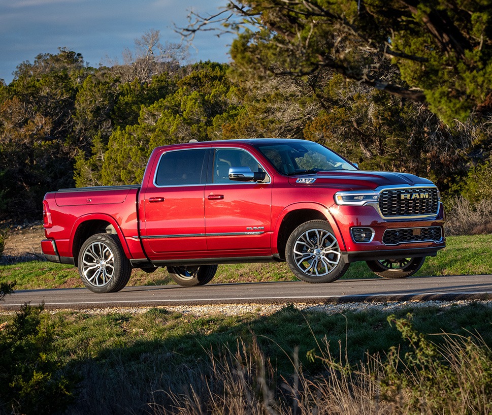 2026 Ram 1500 at Delaney CDJR of DuBois | Side profile of a 2026 RAM 1500 Tungsten 2026 Ram 1500 at Delaney CDJR of DuBois | Side profile of a 2026 RAM 1500 Tungsten