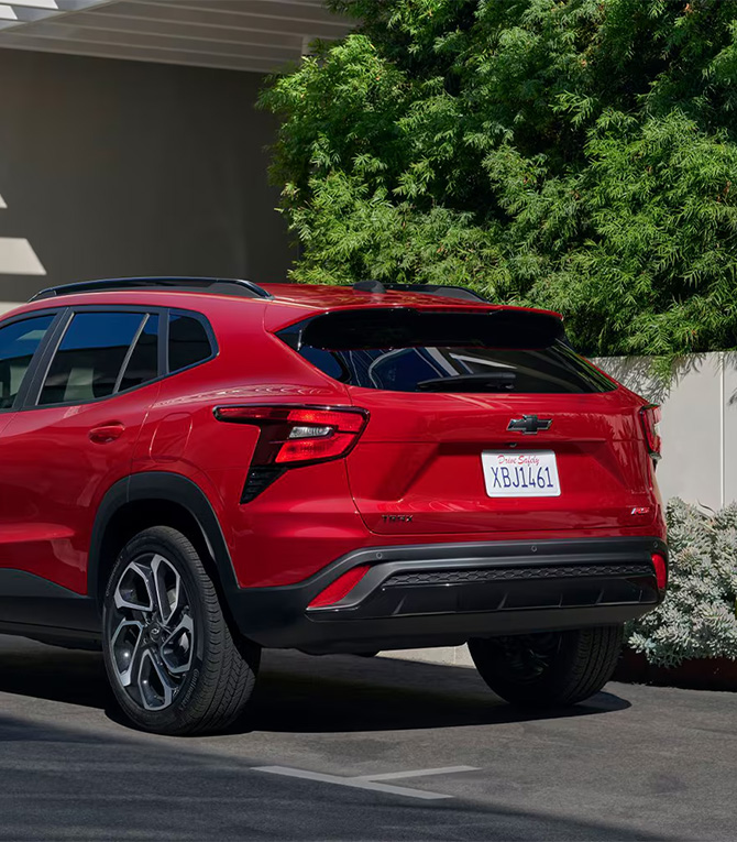 2026 Chevrolet Trax at Delaney Chevrolet of Indiana | Rear profile of a 2026 Chevrolet Trax 2026 Chevrolet Trax at Delaney Chevrolet of Indiana | Rear profile of a 2026 Chevrolet Trax