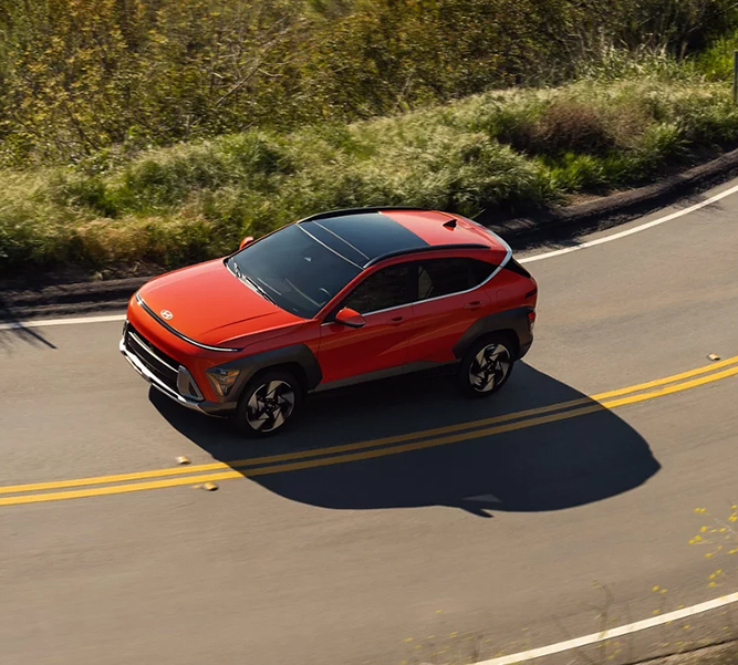  2026 Hyundai Kona at Delaney Hyundai of Dubois | Top view of the new 2026 Hyundai Kona