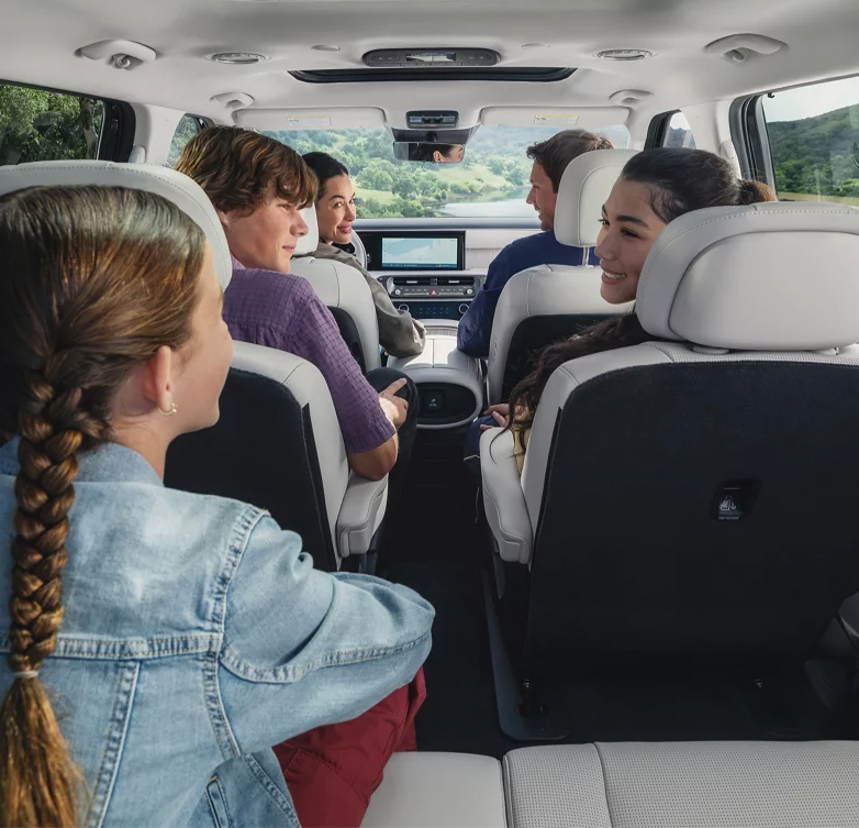 All-New 2026 Hyundai Palisade at Delaney Hyundai of Dubois | Family sitting in the back seats of a 2026 Hyundai Palisade All-New 2026 Hyundai Palisade at Delaney Hyundai of Dubois | Family sitting in the back seats of a 2026 Hyundai Palisade