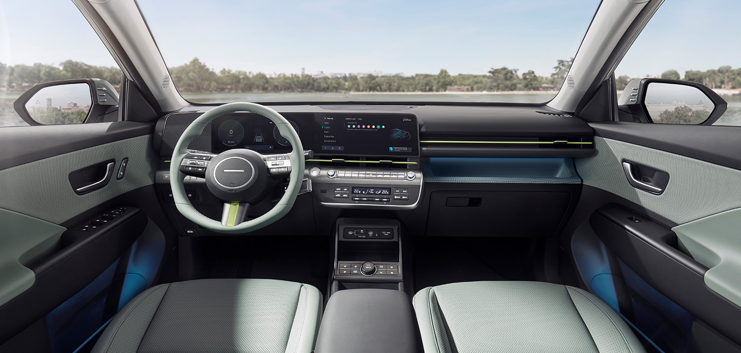 2025 Hyundai Kona at Delaney Hyundai of Indiana | Interior of 2025 Hyundai Kona