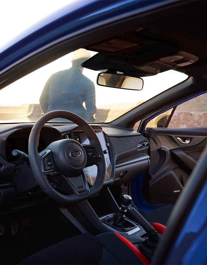 2025 Subaru WRX at Delaney Subaru in Indiana, PA | closer look at the interior of a 2025 Subaru WRX