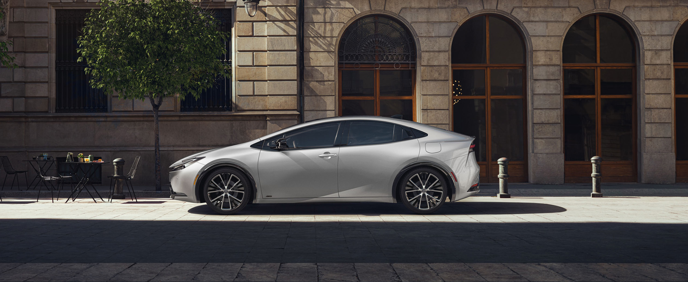2025 Toyota Prius at Delaney Toyota of DuBois in DuBois, PA | Side profile of a parked 2025 Toyota Prius