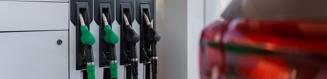 What Type of Gas is Best for My Car? | Lancaster Mazda in East Petersburg, PA | Close up of multiple gas nozzles