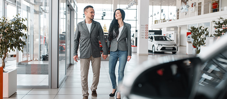 The Advantages of Buying a Car from a Dealership vs. a Private Seller. Learn more at Lancaster Toyota in East Petersburg, PA | Man and woman walking around dealership while holding hands The Advantages of Buying a Car from a Dealership vs. a Private Seller. Learn more at Lancaster Toyota in East Petersburg, PA | Man and woman walking around dealership while holding hands