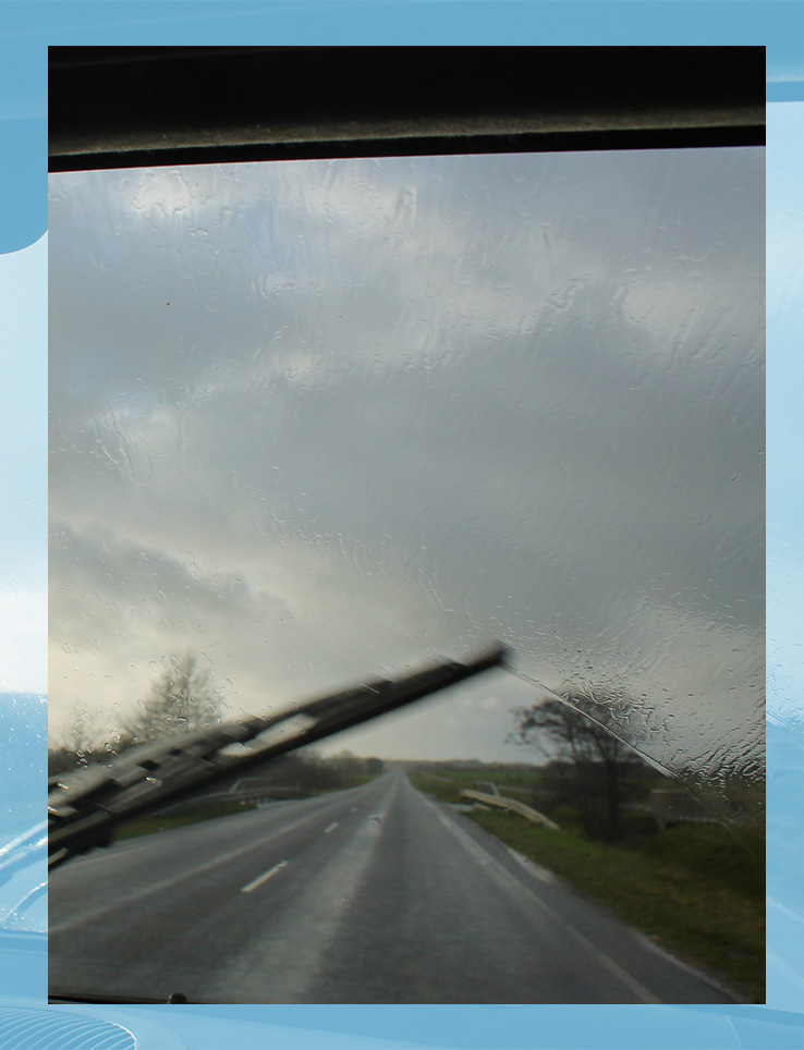 How to Prevent your Vehicle from Fogging Up At  Palmiero Toyota in Meadville, PA | Car windshield wipers turned on during while driving through a fog