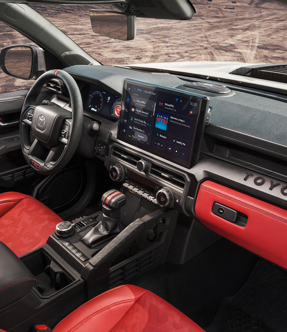 2026 Toyota Tacoma at CMA's Toyota of Martinsburg in Martinsburg, WV | Interior of a 2026 Toyota Tacoma TRD edition