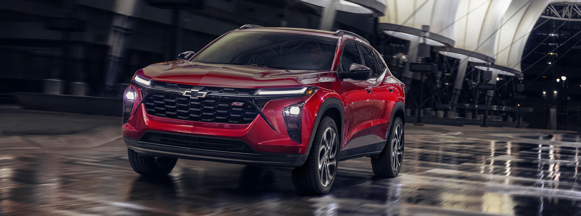 2026 Chevrolet Trax at Delaney Chevrolet of Greensburg | Rear profile of a 2026 Chevrolet Trax in the color green | Red 2026 Chevrolet Trax RS 2026 Chevrolet Trax at Delaney Chevrolet of Greensburg | Rear profile of a 2026 Chevrolet Trax in the color green | Red 2026 Chevrolet Trax RS