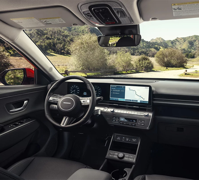  2026 Hyundai Kona at Delaney Hyundai of Indiana | Interior of a 2026 Hyundai Kona