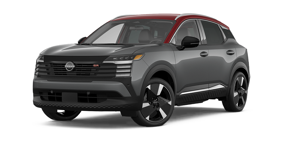 2026 Nissan Kicks vs. 2026 Hyundai Kona vs. 2026 Toyota Corolla Cross comparison | Delaney Nissan of Greensburg | Dark grey 2026 Nissan Kicks SR trim 2026 Nissan Kicks vs. 2026 Hyundai Kona vs. 2026 Toyota Corolla Cross comparison | Delaney Nissan of Greensburg | Dark grey 2026 Nissan Kicks SR trim