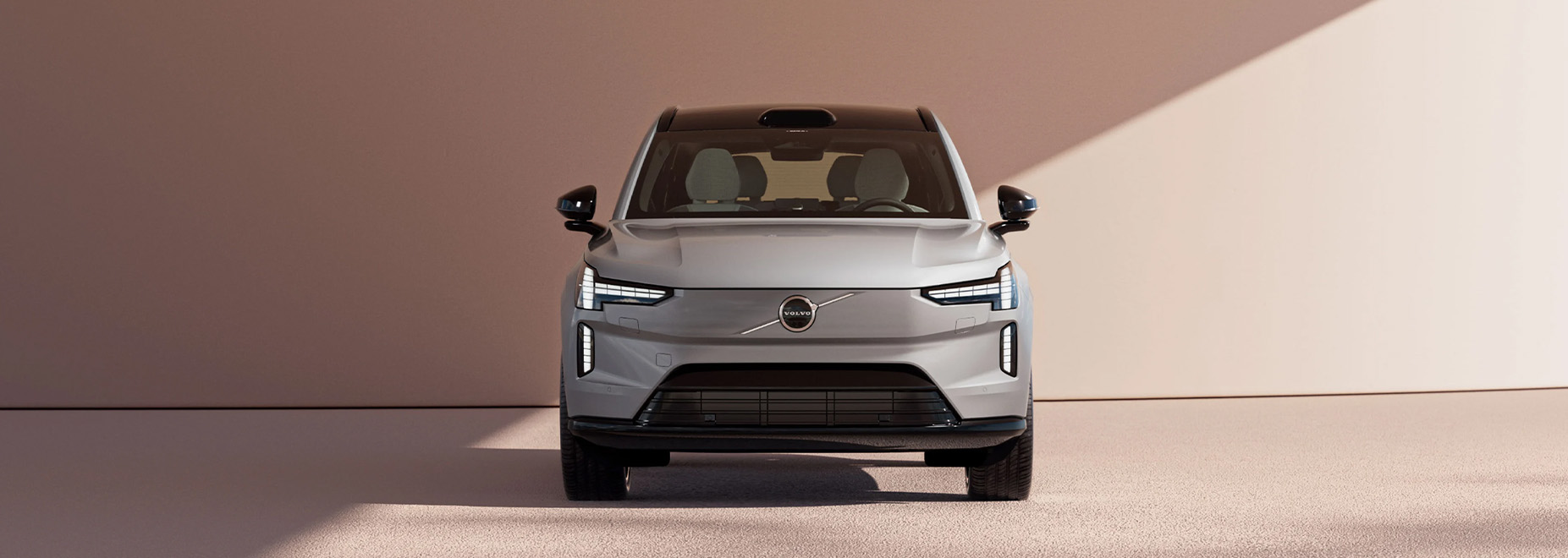 2026 Volvo EX90 | Front profile of a 2026 Volvo EX90
