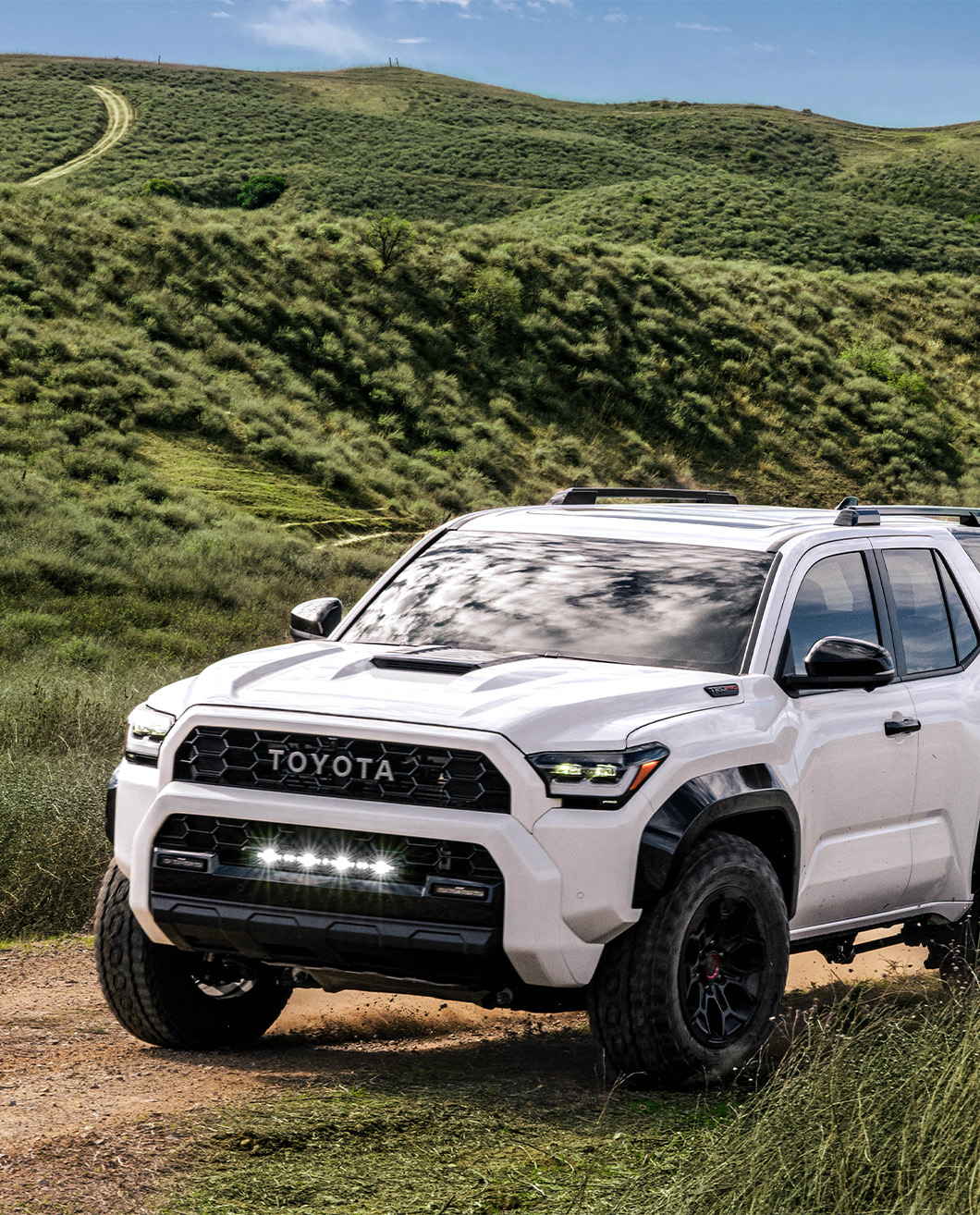 The New 2026 Toyota 4Runner at Lancaster Toyota in East Petersburg, PA | Close up of the front profile of a 2026 Toyota 4Runner