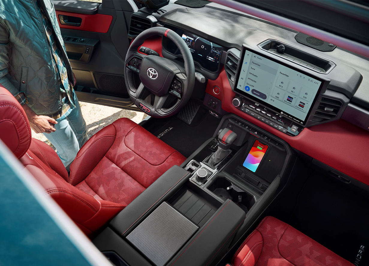 The New 2026 Toyota Tundra at Palmiero Toyota in Meadville, PA | Interior of a 2026 Toyota Tundra The New 2026 Toyota Tundra at Palmiero Toyota in Meadville, PA | Interior of a 2026 Toyota Tundra