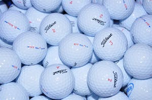 Titleist Yellow Golf Balls