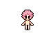 Afro, worn