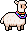 Alpaca wearing Alpaca Beaded Necklace