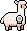 Alpaca wearing Alpaca White Ribbon
