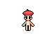 Beret, worn