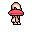 Beret, worn