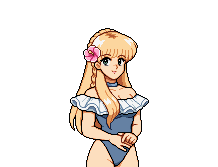 Celine, beach