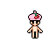 Cherry Beret, worn
