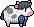 Cow wearing Cow Blue Ribbon