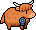 Cow wearing Cow Blue Ribbon