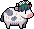 Cow wearing Cow Flower Crown