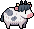 Cow wearing Cow Horns