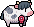 Cow wearing Cow Red Ribbon