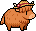 Cow wearing Cow Sun Hat