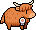 Cow wearing Cow White Ribbon