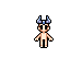 Dragon Cleric Horned Diadem, worn