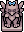 Griffin Statue wearing Blue Bow