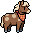 Horse wearing Horse Bandana
