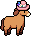Horse wearing Horse Derby Hat