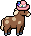 Horse wearing Horse Derby Hat