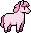 Horse, Pink coat