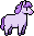 Horse, Purple coat