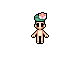 Lily Pad Hat, worn
