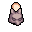 Living Gryphon Statue Hat, worn