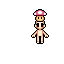 Mushroom Cap Hat, worn