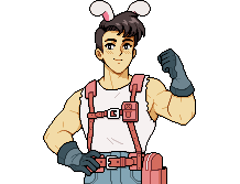 Olric, summer bunny ears