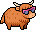 Cow wearing Pink Cow Sunglasses