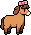 Horse wearing Pink Horse Bow
