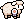 Sheep wearing Sheep White Ribbon