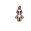 Tangerine Hat, worn