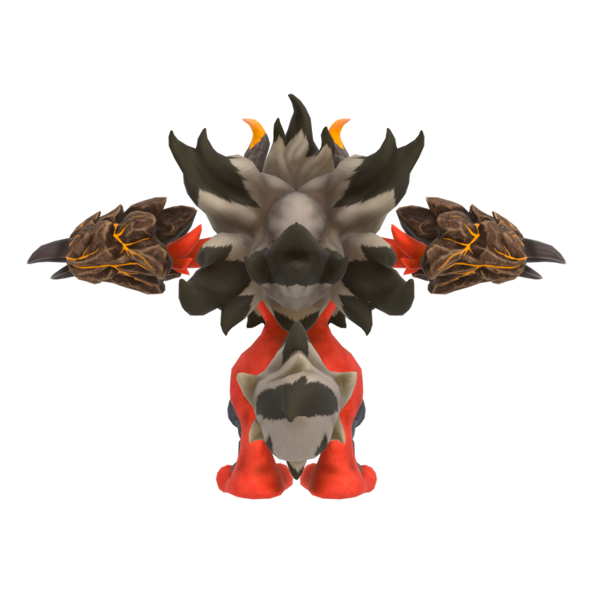 Blazamut from behind