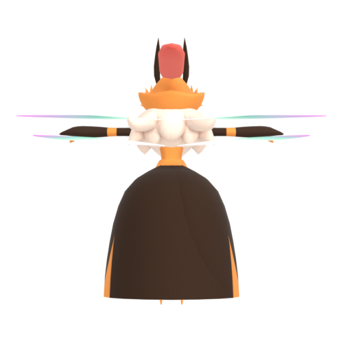 Elizabee from behind